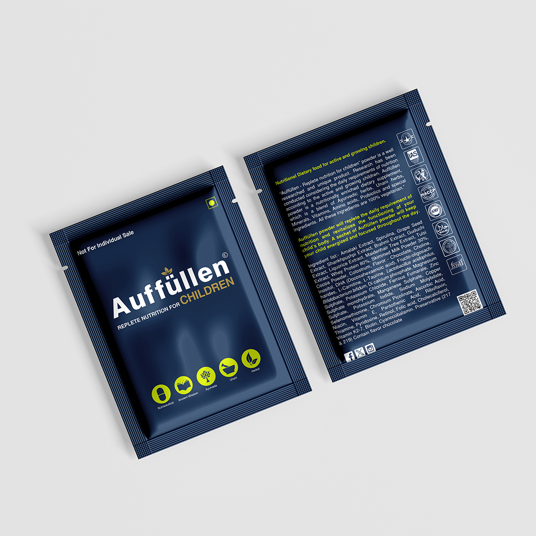 Auffüllen for Children: Brain Boosting Nutrition powder for Body Growth, Stronger Immunity and Total Health