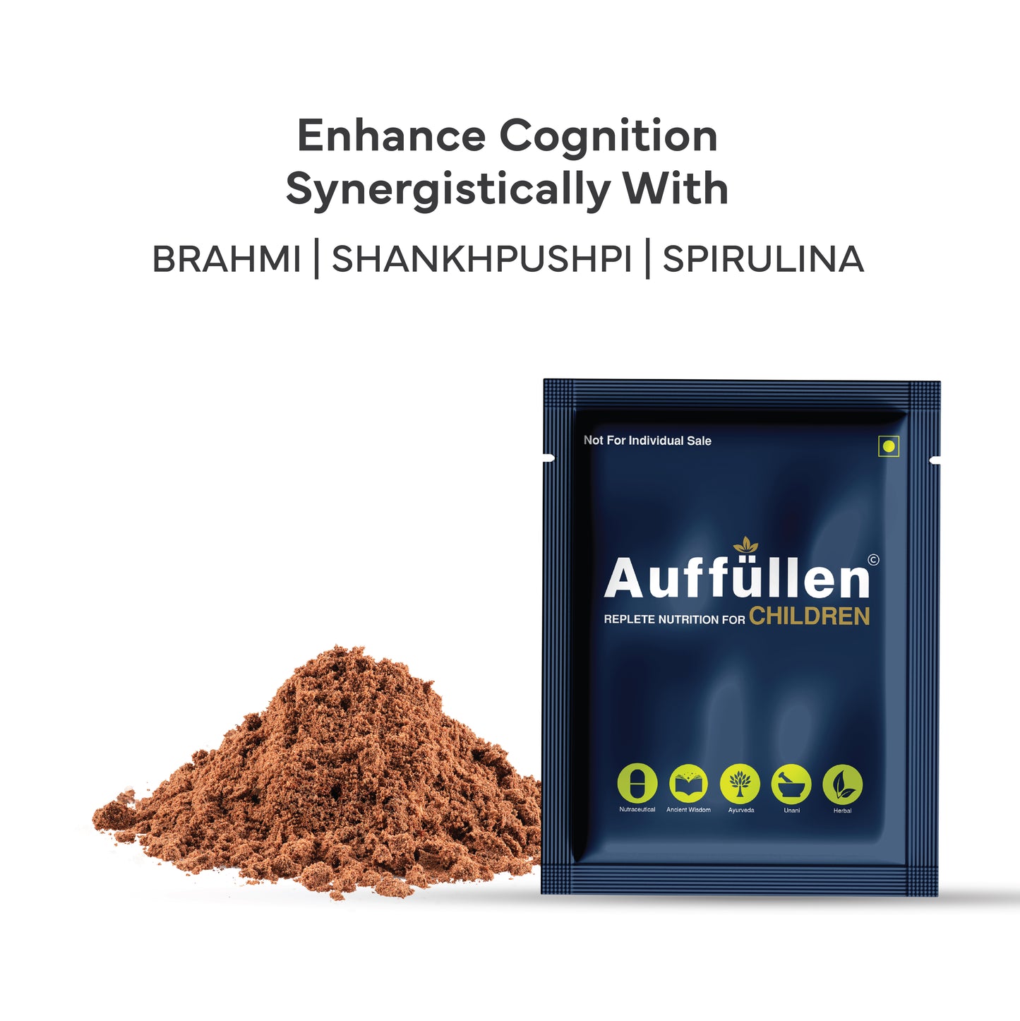 Auffüllen for Children: Brain Boosting Nutrition powder for Body Growth, Stronger Immunity and Total Health